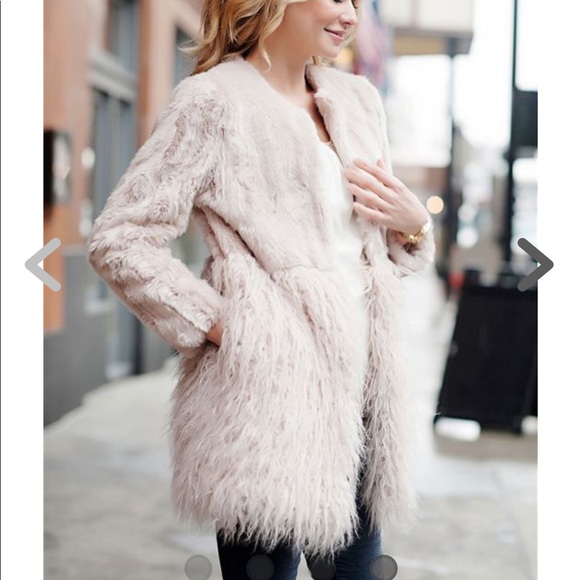 Donna Salyers FABULOUS FURS BLUSH COAT APRÈS SKI - Picture 3 of 6